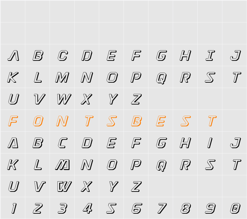 Discotechia 3D Character Map