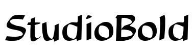 StudioBold Font Image