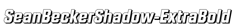 SeanBeckerShadow-ExtraBold