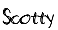 Scotty Font Image