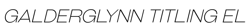 Galderglynn Titling El