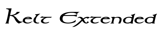 Kelt Extended Font Image