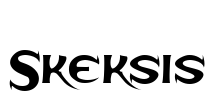 Skeksis Font Image