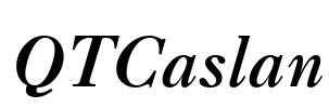 QTCaslan Font Image