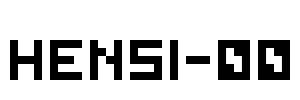Hensi-00 Font Image