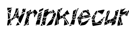 Wrinklecut Font Image