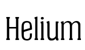 Helium Font Image