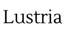 Lustria Font Image