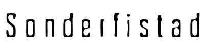 Sonderfistad Font Image