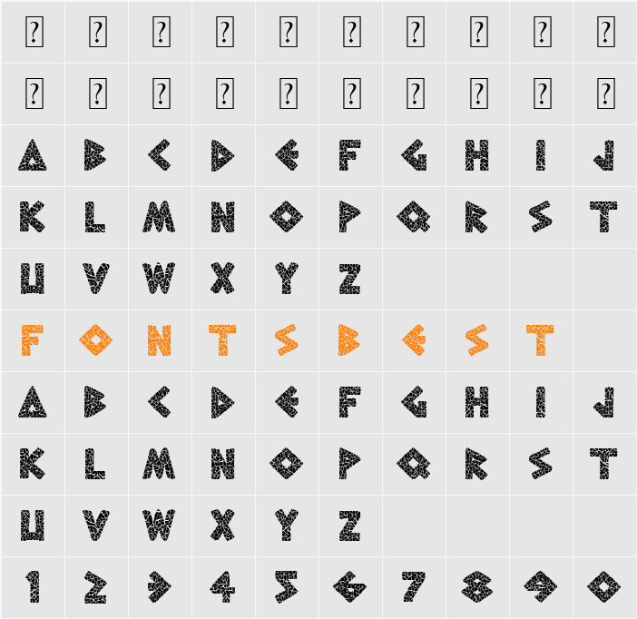 greek to me Character Map