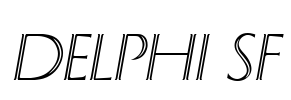Delphi SF Font Image