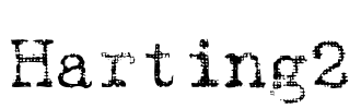 Harting2 Font Image