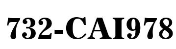 732-CAI978