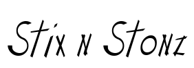Stix n Stonz Font Image