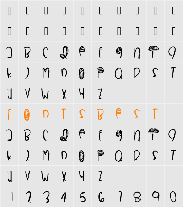 ImaHaveYou Character Map