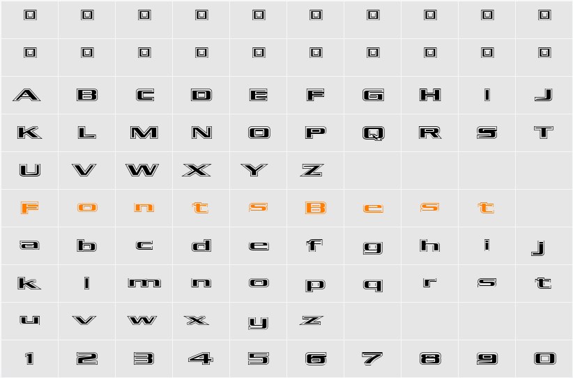 Kubra_Hollow Character Map