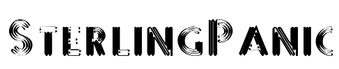SterlingPanic Font Image