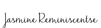 Jasmine Reminiscentse Font Image