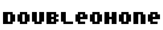 DoubleOhOne Font Image