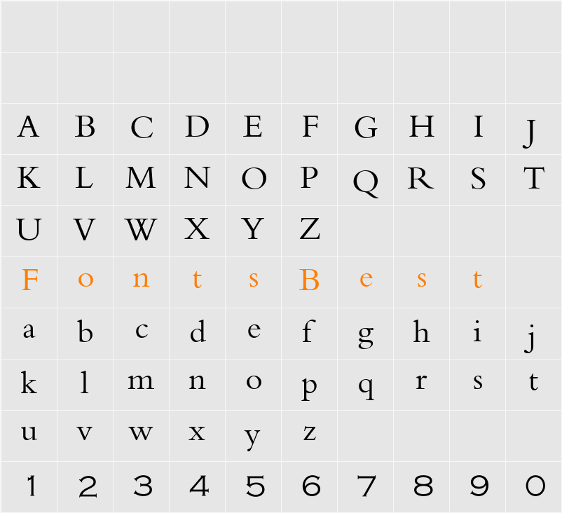 Elpida Unicode Diwani Character Map