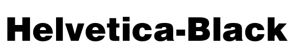 Helvetica-Black