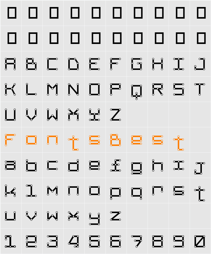 TPF Abbetor Character Map