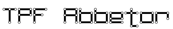 TPF Abbetor Font Image