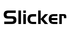 Slicker Font Image