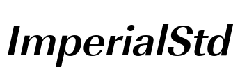 ImperialStd Font Image