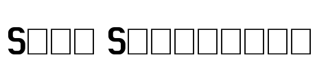 Sans Statement Font Image