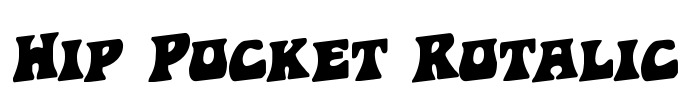 Hip Pocket Rotalic Font Image