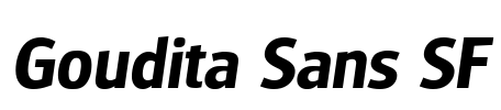 Goudita Sans SF