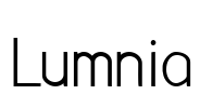 Lumnia Font Image