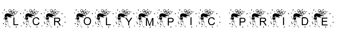 LCR Olympic Pride Font Image