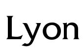 Lyon Font Image