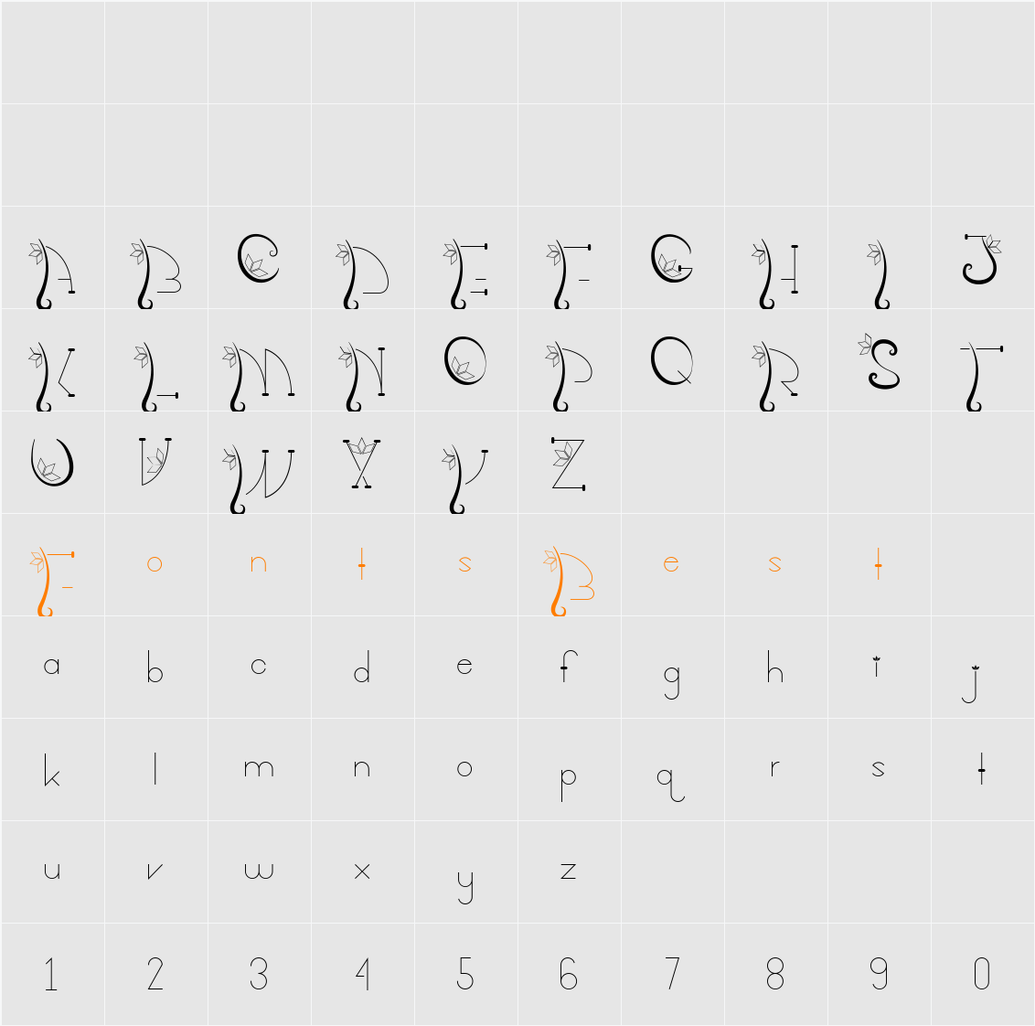 Kalopsia} Character Map