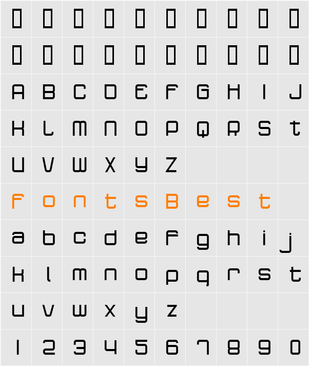 Dopenakedfoul Character Map