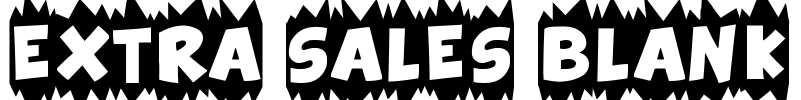 Extra Sales Blank Font Image