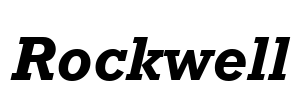 Rockwell Font Image