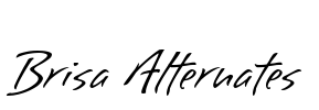 Brisa Alternates Font Image