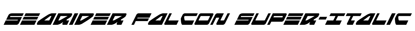 Searider Falcon Super-Italic
