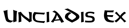 UnciaDis Ex Font Image