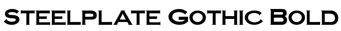 Steelplate Gothic Bold