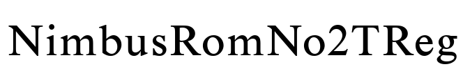 NimbusRomNo2TReg