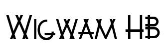 Wigwam HB Font Image