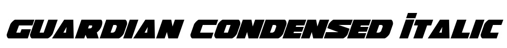 Guardian Condensed Italic