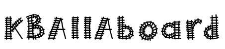 KBAllAboard Font Image