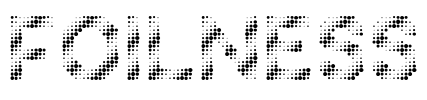 Foilness Font Image
