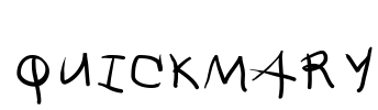 QuickMary Font Image