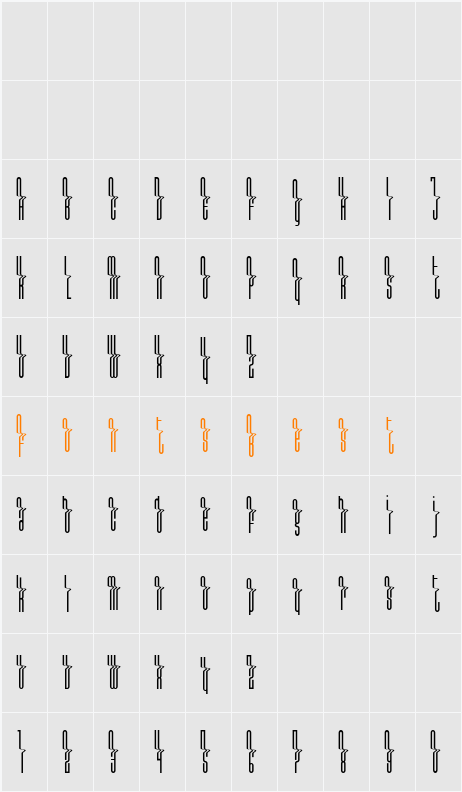 Dos04 Character Map